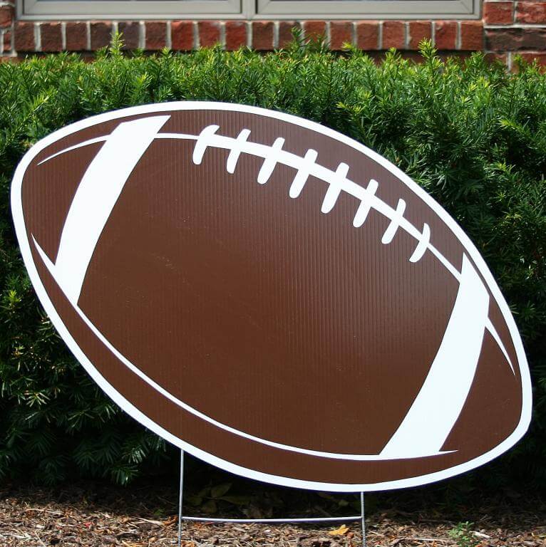 Football Yard Cards by Jess Fort Wayne Indiana (NEI) Celebration Surprises